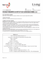 Rivestimento Sintetico Grosso mm.1,5