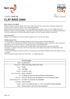 Clay Base 2000