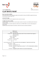 Clay White Paint
