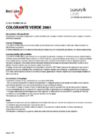 Colorante Verde 2061