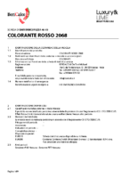 Colorante Rosso 2068