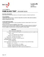 Pure Glass Top + Reagent Glass
