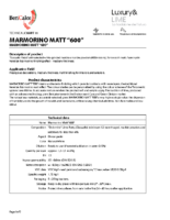 Marmorino Matt 600