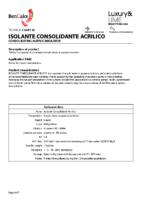 Isolante Consolidante Acrilico