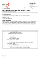 Isolante Acrilico Micronizzato