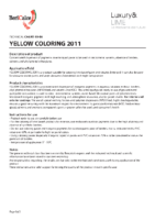 Colorant Yellow 2011