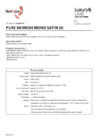 Pure Varnish Mono Satin 30