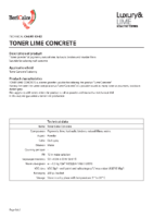 Toner Lime Concrete