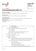 Pure Varnish Bico Matt 05